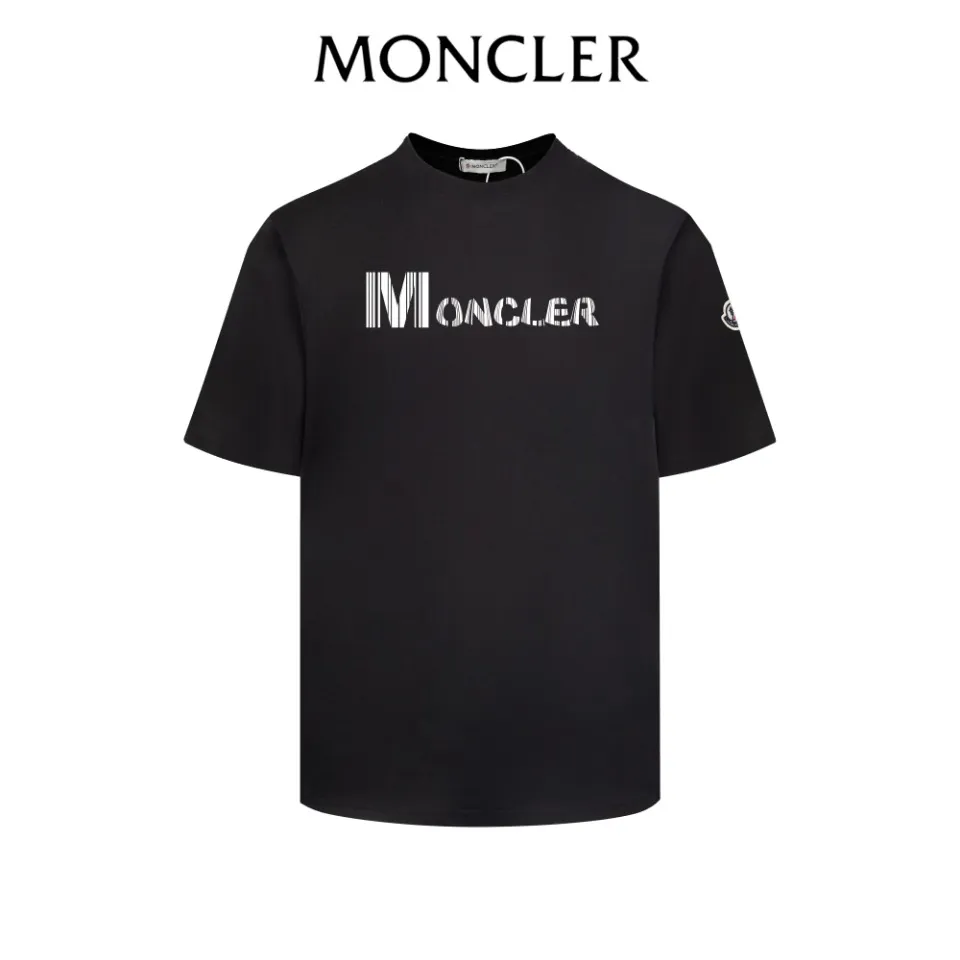 【 MONCLER】 2024 New Arrival Premium LOGO ， Premium ， 230 ， ， ， ！ Same Style ❗️ Same Style， In Stock！ Size：S M L XL XXL ：Black White Navy Blue